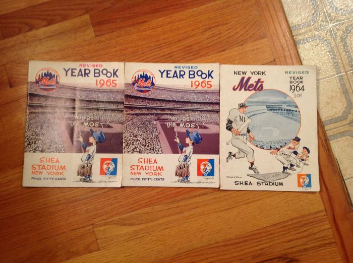 old mets yearbooks