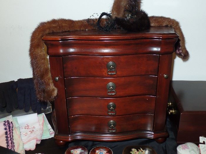 Jewelry boxes-We will have better Costume Jewelry; we are sorting and pricing now.