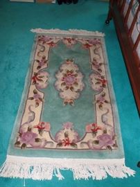 There are oriental  rugs and area rugs