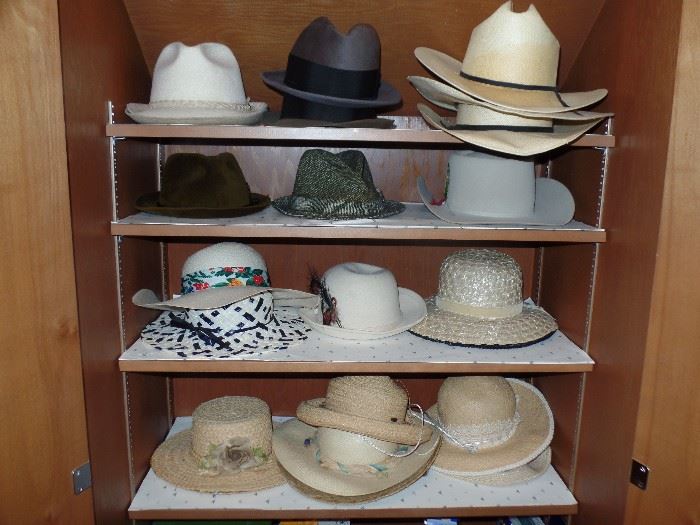 Vintage hats-some with boxes