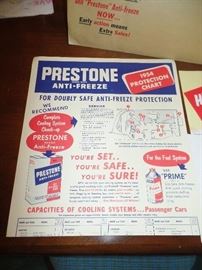 Vintage Prestone  advertising 