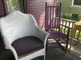 Purple rocker to go with a purple house
