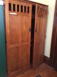 Outside of computer cabinet.