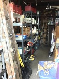 The garage. 