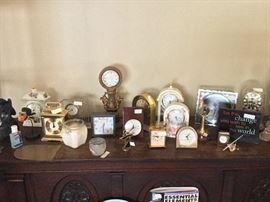 Plenty of time pieces thought out the house