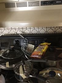 Lots of pots and pans.