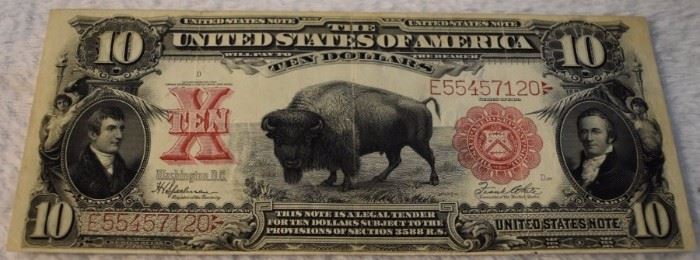 Bison $10 Note
