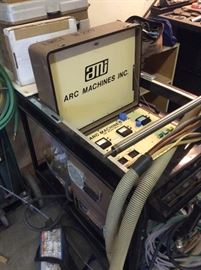 $15,000 AMI Orbital Welder Model number 107- with water cooler, including 900 & 2500 weld heads, assorted inserts, and related accessories