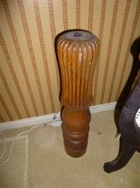 Antique wooden table legs