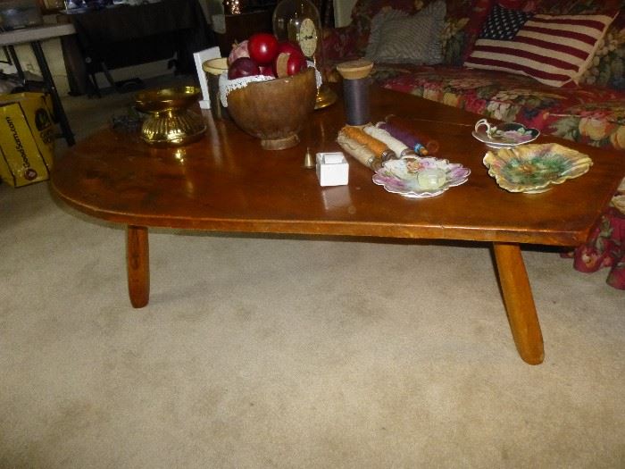 Antique Industrial Bellows Coffee Table