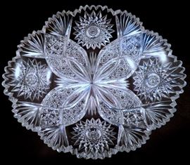 T.B. Clark "Desdemona" American Brilliant Cut Glass Bowl (ABP)