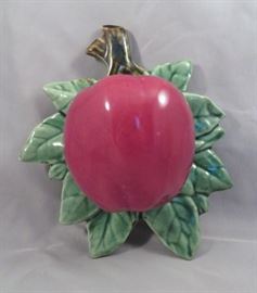 McCoy Art Pottery Apple on Leaf Wall Pocket