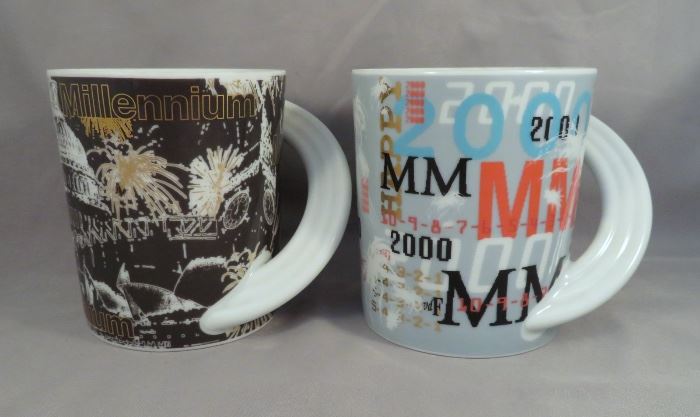 Rosenthal Studio-Line Porcelain "Millennium Cup" Mugs 