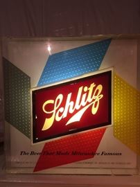 Vintage Schlitz Light Up Sign