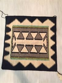 Antique Navajo Hand Made Native American Blanket