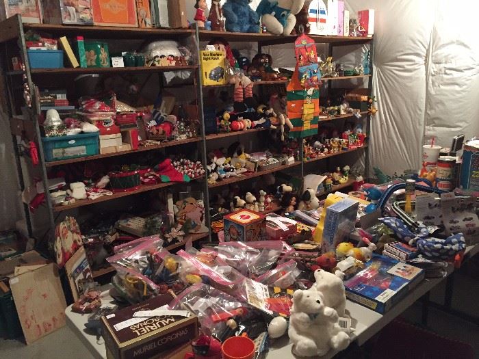 Tons of antique and vintage toys