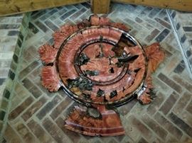 Buckeye Burl wood sculpture by: Dale Robbins