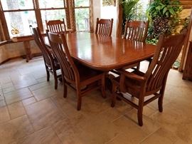 table and chairs