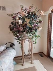 plant stand and floral