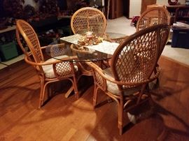 Rattan Table and chairs