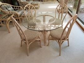 Rattan Table and chairs