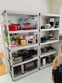 SHELVING AND KITCHEN ITEMS