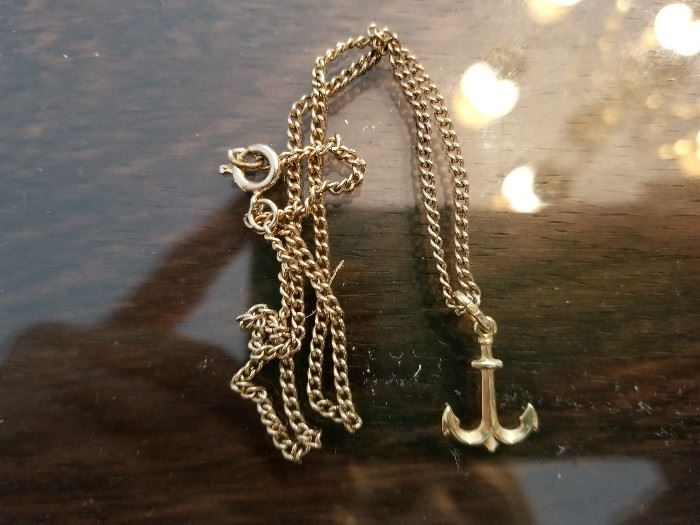 JEWELRY NAUTICAL BOAT ANCHOR