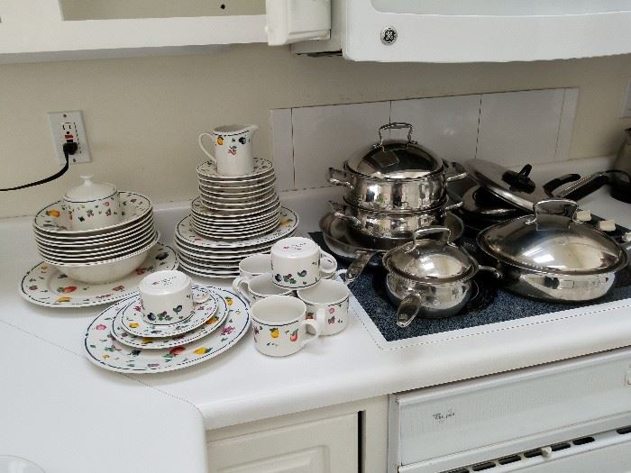 DISHES POTS AND PANS 