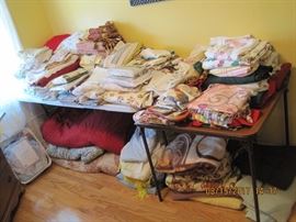 Vintage and contemporary Linens