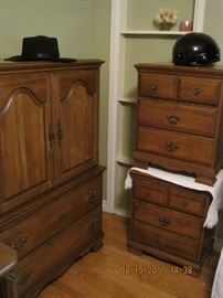 Matching Nightstands and wardrobe