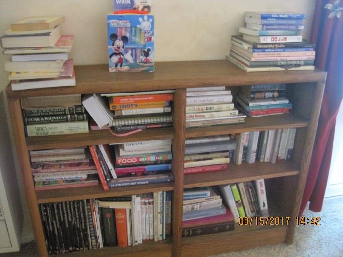 Books....lots more in the garage! Fiction, Cookbooks, Therapy etc.