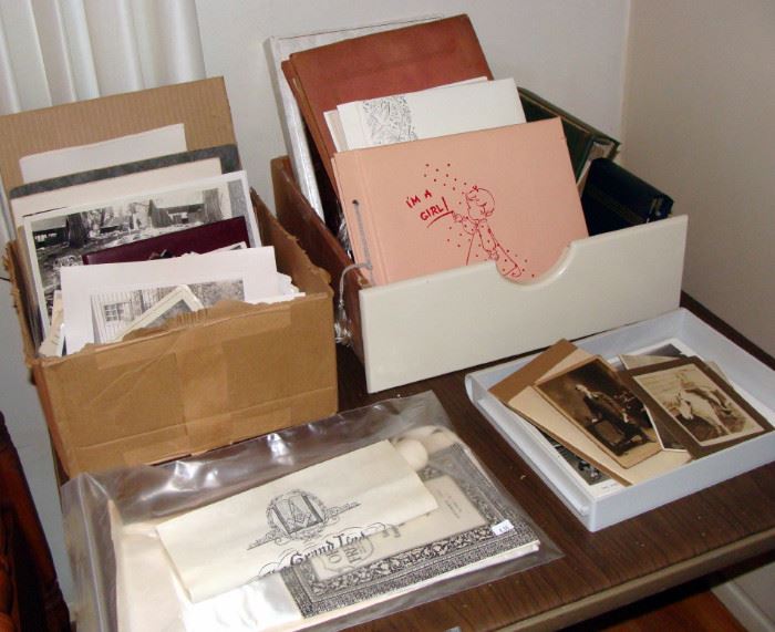 Vintage Photos, Cabinet cards, Photo Albums, antique Masonic memorabilia, ephemera