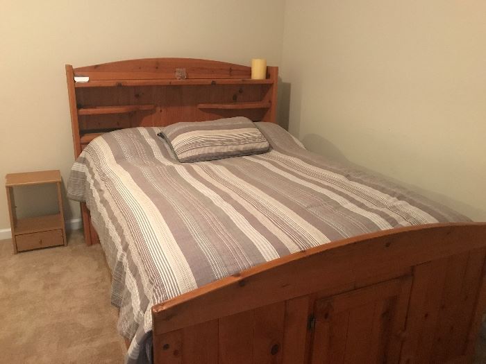This bed has drawers underneath!
