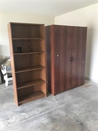 Storage cabinet and shelves