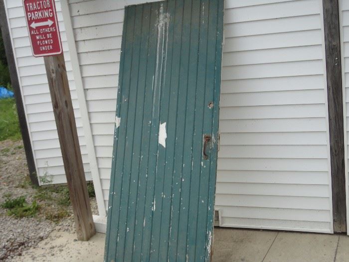 Vintage farm house door.