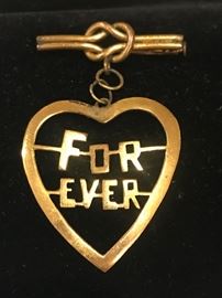 Antique "Forever" pin