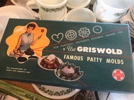 Griswold Famous Patty Molds