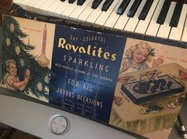 Royalite vintage Christmas lights 