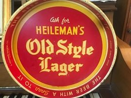 Heileman's Old Style Lager beer tray