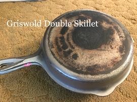 Griswold Double Skillet