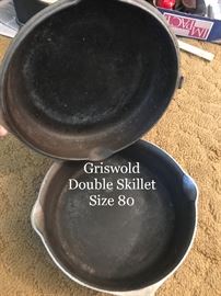 Griswold Double Skillet-80