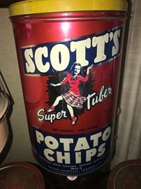 Scott's  Potato Chip tin