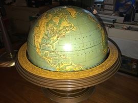 Vintage globe by Cram's