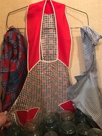Adorable vintage aprons