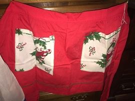 Super super adorable Christmas vintage apron