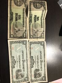 WW2 Japanese currency 