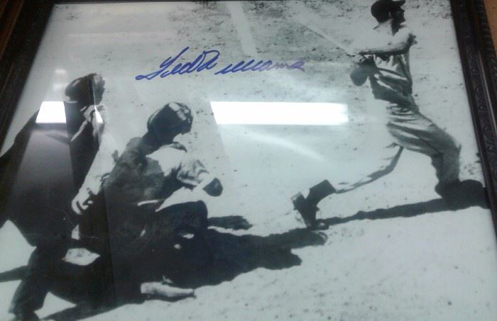 Ted Williams signed photo with certificate of authenticity 