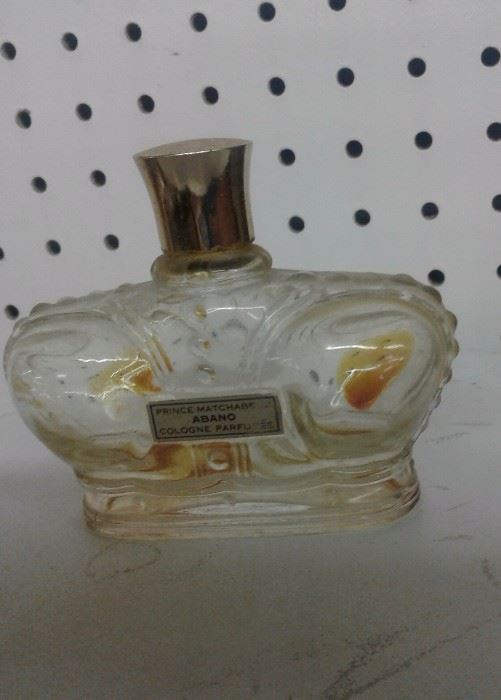 Vintage Prince Matchabelli Perfume Bottle Paris Made in France