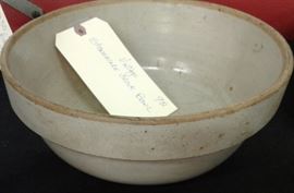 Vintage Stoneware Crock Bowl 