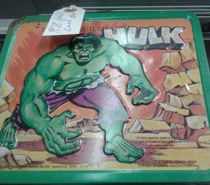 1978 Hulk Lunch Box 
